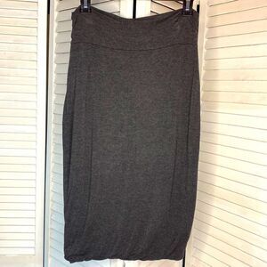 Bobeau Dark Gray Skirt